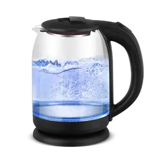 Bollitore elettrico in vetro da 1,8 litri per uso domestico con Dispenser/caldaia per acqua calda per elettrodomestici da cucina a luce blu