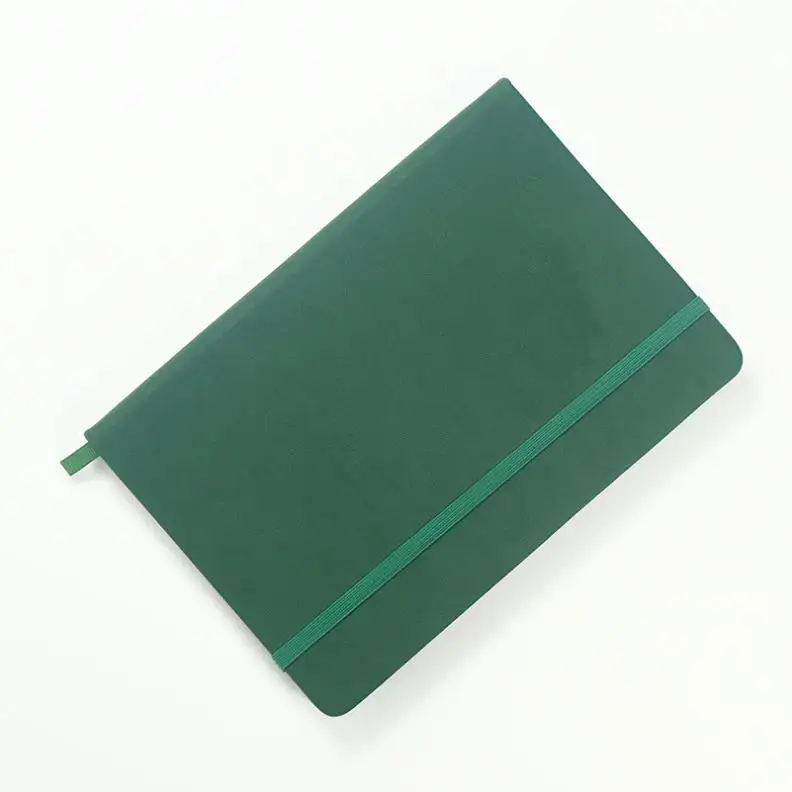 Impresión de logotipo personalizado, cubierta de libro diario, cuaderno de encuadernación a precio barato, planificador de papel