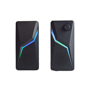 Nouveauté, haut-parleurs USB pour ordinateur portable alimentés par courant continu 5V, RGB lumineux, 2.0CH - Product Image 4