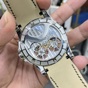 Montre mécanique automatique de luxe pour homme, double tourbillon, design squelette, 45 mm, étanche, haute qualité - Product Image 4