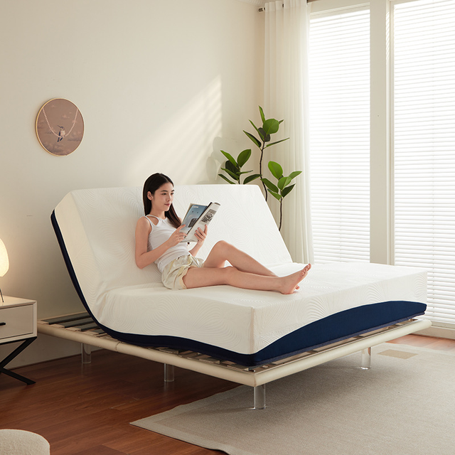 Smart Adjustable Mattress with Voice Control Mini Pocket Spring Memory Foam Snore Detection Wireless Remote