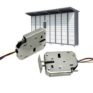 KSJ 12V Cerradura de solenoide Cerradura de puerta de gabinete eléctrico Cerradura de casillero de gimnasio