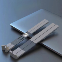 Support universel pour ordinateur portable et tablette, réglable sur 5 niveaux, en alliage d'aluminium, flexible et portable, pour ordinateur portable, innovation 2025