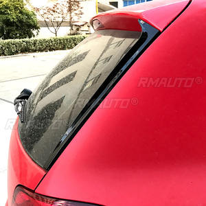 2 Piezas de Alerones Laterales para Ventana Trasera, Estilo Canard Brillante, para VW Polo MK6 2018 2019+, Accesorios de Estilo para Automóvil, Negro Brillante - Product Image 3