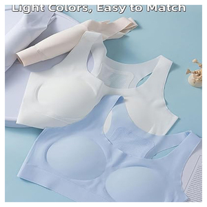 Sujetador Deportivo para Niñas Adolescentes, Sin Costuras, con Relleno Extraíble, Bralette con Ligeramente Soporte en la Espalda para Edades de 8 a 18 Años - Product Image 2
