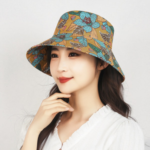 Bucket Hat With Face Mask Integrated Sun Protection Summer Cotton Breathable Women's Outdoor Fishing Hat - Product Image 2