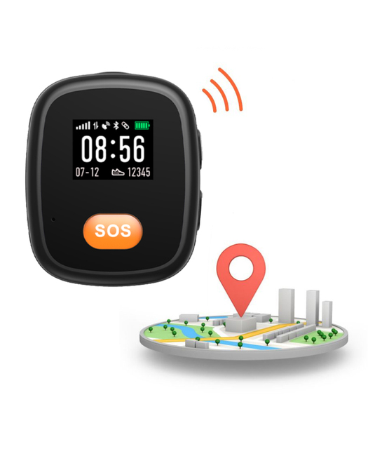 GPS Alarm Syetm Tracker for Kids/Elder at Home/lonely Smart Locator With Timei Display SOS 4G Personal GPS Tracker