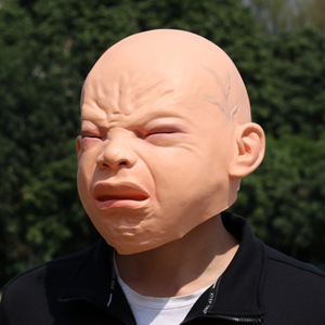 Máscara Infantil de Látex con Cara Llorona Divertida, Disfraz de Halloween, Accesorio para Fiesta de Cosplay - Product Image 2