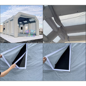 Zhixi — tente gonflable <span class=keywords><strong>pour</strong></span> <span class=keywords><strong>garage</strong></span>, outil d'extérieur <span class=keywords><strong>pour</strong></span> anneau, cabine <span class=keywords><strong>de</strong></span> peinture en spray, portable - Product Image 6