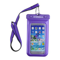 Funda de teléfono impermeable certificada IPX8 con inserto de espuma para flotación