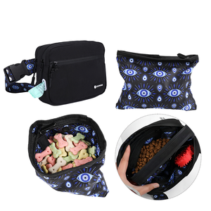 कस्टम लोगो बेल्ट फैनी पैक कुत्ते बोम बैग क्रॉसबॉडी जिपर कमर बैग पालतू प्रशिक्षण - Product Image 1