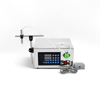 GFK-580 Halbautomatische Quantitative Flüssigkeitsabfüllmaschine mit Motor und Digitalanzeige für Bier, Reinwasser, Getränke und Ölflaschen