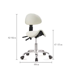 Desain ergonomis kembali kursi saddle kursi dengan kastor KURSI Produsen Grosir