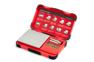 Hochpräzise 0,01g digitale Schmuck waage Mini-Taschen gewicht LCD-Display Hand waage 100g Division 500g Genauigkeit Stahl ABS OEM - Product Image 3