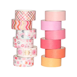 เทปวาชิ DIY 12 ม้วน ยาว 3 เมตร สำหรับตกแต่งสมุดบันทึกและงานฝีมือ - Product Image 4
