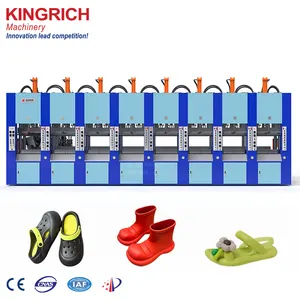Une couleur 8 Station entièrement automatique EVA/FRB de la machine de fabrication de chaussures