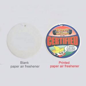 Customized Logo Digital Printing Sublimation Blanks CMYK Color Shape Air Freshener <b>Paper</b> Craft Design Popular Football Club Team - Product Image 6