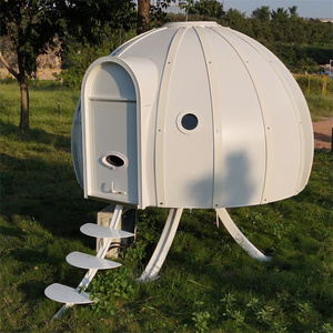 10 Minutes Fast <strong>Installation</strong> Modern Luxury <strong>Easy</strong>-to-move Living Portable Camping Cabins <strong>Tiny</strong> Prefab Round <strong>House</strong> From <strong>China</strong> - Product Image 6
