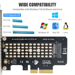 NVMe PCIE <span class=keywords><strong>M</strong></span>.2 SSD to PCI-e X4 x1 adattatore di conversione <span class=keywords><strong>M</strong></span> porta chiave espansione Riser card supporto PCI-e PCI Express 3.0 M2 2230-2280 - Product Image 4
