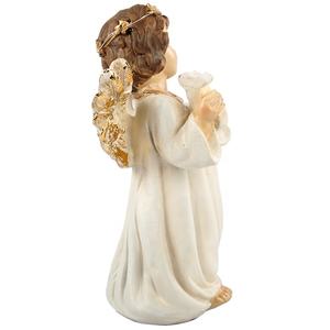 Home Decorative Engel Resin Colored Dark Polyresin Fat <strong>Cherub</strong> Angel <strong>Statue</strong> with Led Decor - Product Image 5