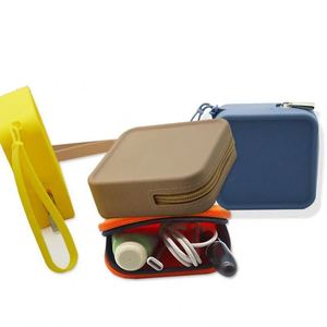 Luxury Kawaii Silicone Square Earphone Coin <b>Purses</b> Unique <b>Cute</b> Mini Travel Cosmetic Bag Custom Women Kids Wallets Cardholders - Product Image 5