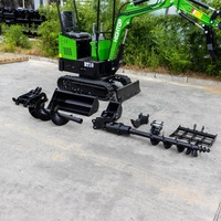 2025 nouveau HT10B 1Ton Diesel ferme ensacheuse Mini verger pelle pas cher prix pelle sur chenilles pour Application de Construction
