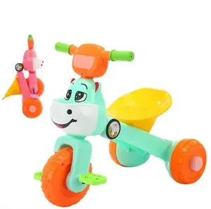 2-6 yaş çocuklar için basit katlanır üç tekerlekli bisiklet/çocuk trike yürümeye başlayan binilen oyuncaklar