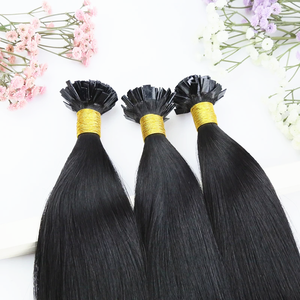 Extensiones de Cabello Plano de Queratina 100% Cabello Humano de Alta Calidad Todos los Colores Cabello Liso - Product Image 1