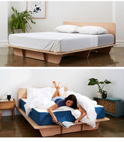 Cadre de lit en bois de koala, haute qualité, simple et minimaliste, meubles de chambre à coucher, sans vis ni outil nécessaire pour une utilisation domestique