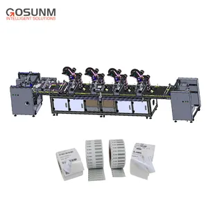 GOSUNM macchina automatica per etichette rfid ad alta velocità multi-testa memjet color rfid macchina per etichette/etichette