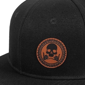 Nouveauté Casquettes Snapback pour Hommes Casquette en Denim Ajustable à Deux Tons avec Motifs Camouflage et Tropicaux - Product Image 3