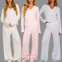 Fabricant de Pyjamas Personnalisés Femme en Bambou Modal Coton Pointelle – Ensembles de Pyjamas