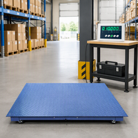 Timbangan Lantai Heavy Duty Forever Weigh Scale 3000kg 1.0x1.0m Papan Baja 4mm dengan RS232 untuk Logistik OEM/ODM