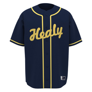 Camiseta Deportiva Retro de Béisbol Estilo Callejero, de Alta Calidad Estadounidense, con Botones, Unisex, Corta, Ligera, Transpirable y de Secado Rápido - Product Image 1