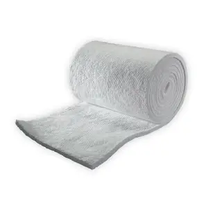 Refractory biosoluble fiber blanket 96 128 kg/m3 Insulation bio-soluable ceramic fiber blanket for fire proof wrap