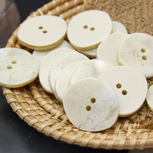 Boutons décoratifs en résine écologiques à 2 trous pour vêtements d'hiver 2025, couture à la main, boutons irréguliers pour manteaux - Product Image 3