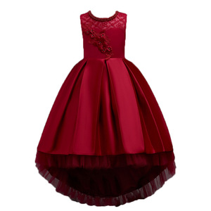 Girls' Purple Princess Dress A-Line Sweetheart Neckline Flower Girl Dress Evening Gown With Tulle Trim - Product Image 4