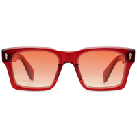 Lunettes de soleil carrées en acétate rétro épaisses-Cadres surdimensionnés fabriqués à la main, teintes vintage et structure de charnière spéciale
