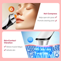 Dispositivo de Belleza Multifuncional 4 en 1 Recargable, Terapia de Luz LED Portátil, Cuidado de la Piel, Masajeador Facial