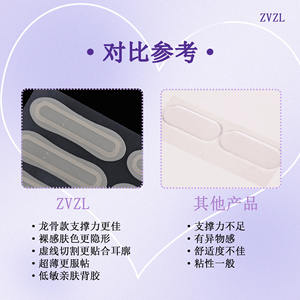 Puntas de auriculares ZVZL Bullet Head Keel, 24 unidades, invisibles, mate, cómodas para uso general - Product Image 3