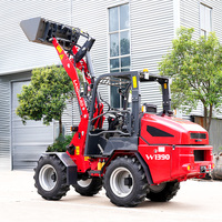 LANDWARD Neues Produkt Mini-Diesellader 3 Tonnen Knickgelenkter Radlader EPA Euro 5 Motor Teleskoplader mit Anbaugeräten