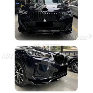 ลิ้นกันชนหน้ารถยนต์ สีดำเงา สำหรับตกแต่ง BMW X3 X4 IX3 G01 G02 G08 2023+ อุปกรณ์ตกแต่งรถยนต์ - Product Image 6
