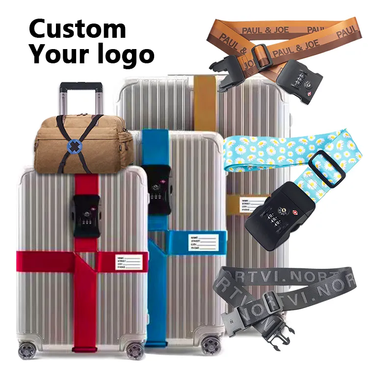 Individuelles Design Farblogo hochwertiger Riemenband Kofferschmuck Motorradsicherheits-Gepäckbänder
