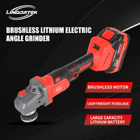 Outils électriques portables LDG03, meuleuse d'angle sans fil 800W 100mm/125mm, moteur sans balais 20V, meuleuses d'angle professionnelles, batterie