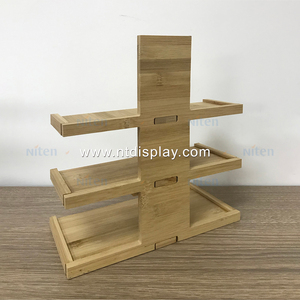 Tre Gỗ Hiển Thị Đứng Truy Cập Đầu Nhỏ Bằng Gỗ Hiển Thị Kệ Để Bán Nail Polish Stands - Product Image 4