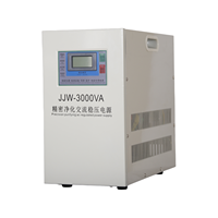 Stabilisateur de tension AC monophasé haute précision JJW 1-20KVA pour usage industriel, efficacité de 92%, protection contre les surtensions/surcharges/courts-circuits