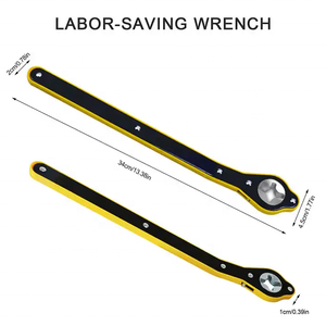 HuaJu Industrial Tyre Nnloading Tool Garage Tire Wheel Lug <strong>Wrench</strong> Handle Labor-saving Scissor Jack <strong>Ratchet</strong> <strong>Wrench</strong> - Product Image 4
