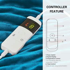 Aquecimento Cobertor com Controle Duplo 10 Níveis de Aquecimento e 8 Horas Auto Off - Product Image 5