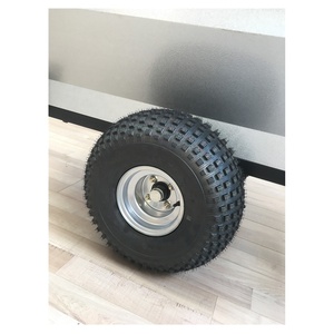 <span class=keywords><strong>Remorque</strong></span> à benne basculante pour VTT en acier galvanisé certifiée CE, à essieu unique, avec deux roues de 22 x 11-8' - Product Image 3