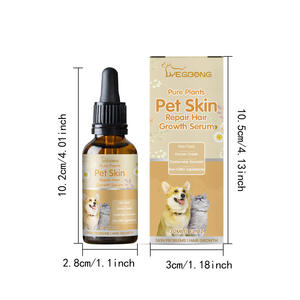 Sérum réparateur de peau pour animaux de compagnie à base de plantes pures personnalisé pour chiens et chats, sérum réparateur de peau non toxique avec des ingrédients naturels - Product Image 6